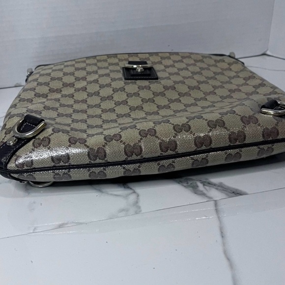 Sale ‼️Gucci Tan and Brown Monogram Shoulder Bag - Picture 12 of 15